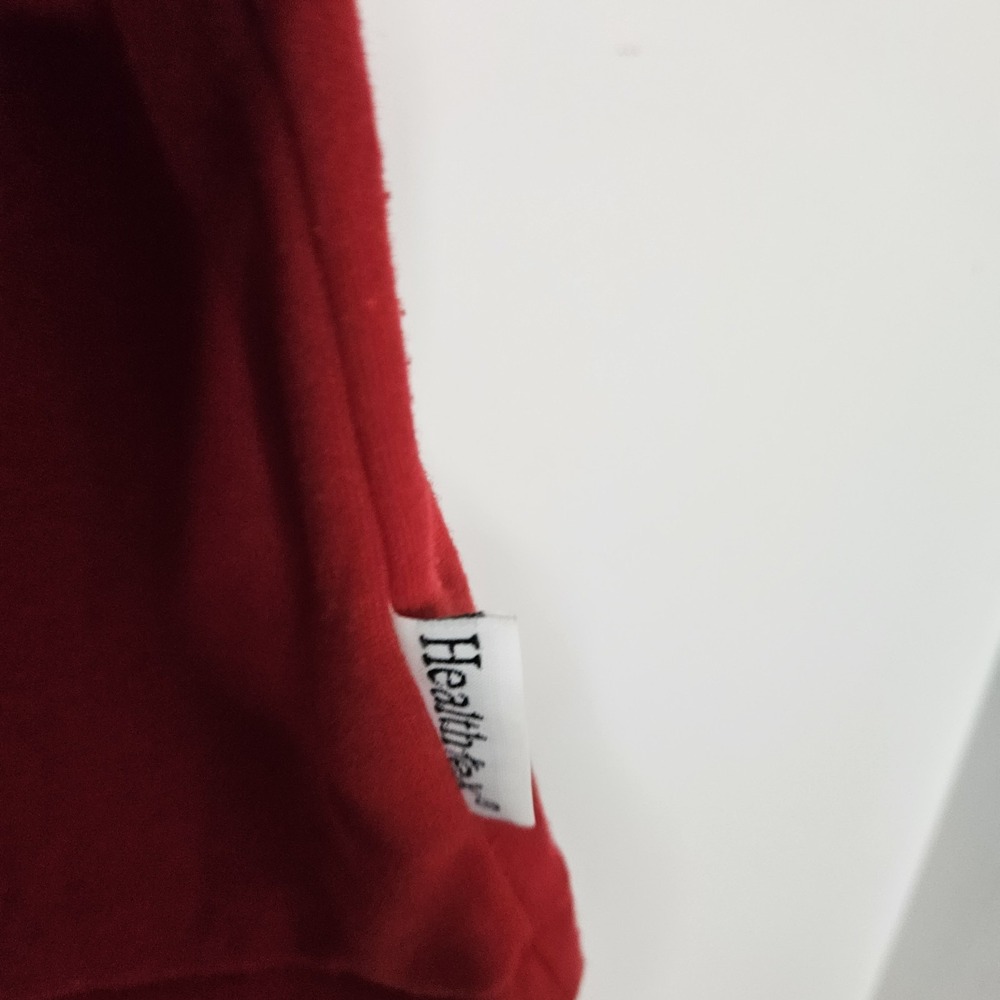 Vintage Healthtex Size 3T Girls Red Mock Neck Long Sleeve Scotty Dog Heart Shirt - Picture 5 of 11